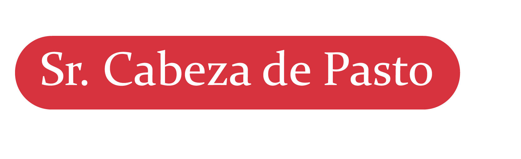 Sr. Cabeza de Pasto